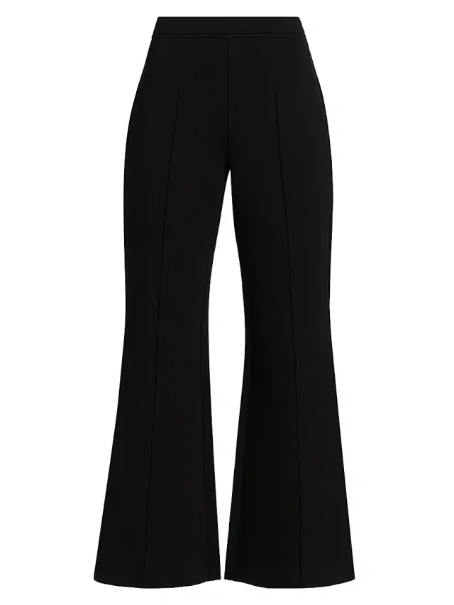 dh New York Women's Marena Crease Flared Pants - Black