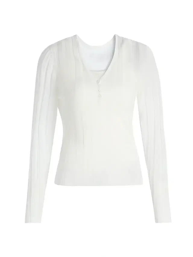 Women's Lilian Henley Top - White