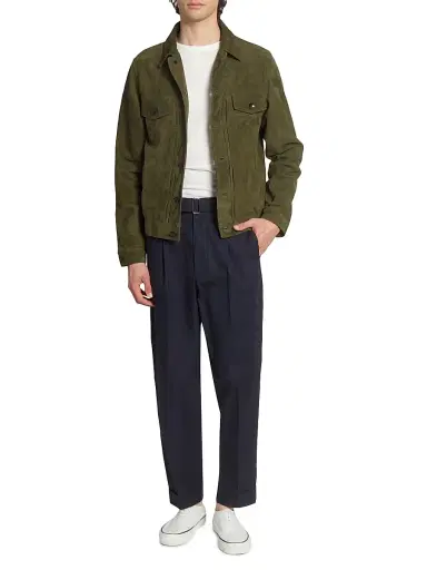 OFFICINE GÉNÉRALE Men's Liam Suede Jacket | Thumbnail 2