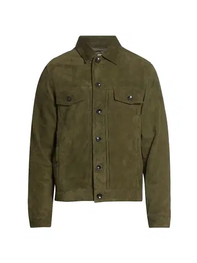 OFFICINE GÉNÉRALE Men's Liam Suede Jacket | Thumbnail 1