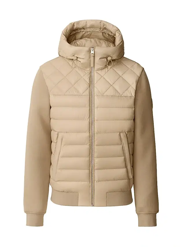 Men's Fletcher Mixed-Media Down Jacket - Light Camel