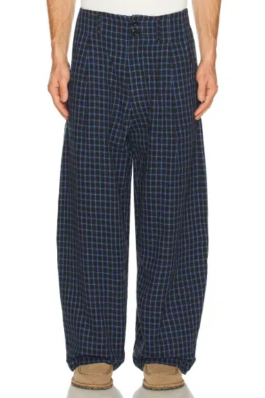 Nicholas Daley Wide Leg Pleated Trouser | Thumbnail 1 Nicholas Daley Wide Leg Pleated Trouser | Thumbnail 1