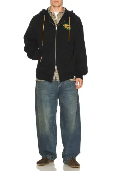 Nicholas Daley Roots Zip Up Hoodie | Thumbnail 4 Nicholas Daley Roots Zip Up Hoodie | Thumbnail 4