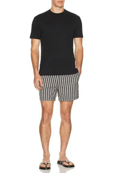 Tom Ford Geometric Print Micro Compact Poplin Swim Short | Thumbnail 3 Tom Ford Geometric Print Micro Compact Poplin Swim Short | Thumbnail 3