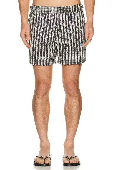 Tom Ford Geometric Print Micro Compact Poplin Swim Short | Thumbnail 1 Tom Ford Geometric Print Micro Compact Poplin Swim Short | Thumbnail 1