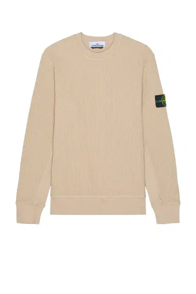 Stone Island Waffle Crew Neck Sweatshirt | Thumbnail 5