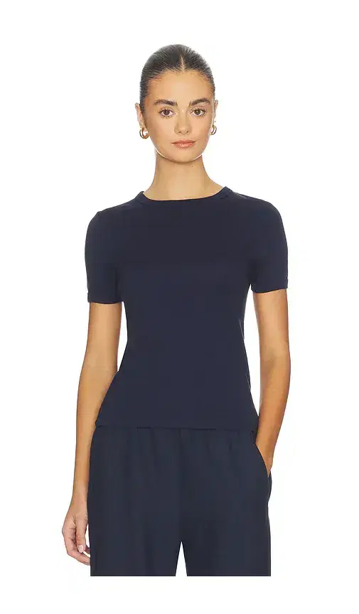 Enza Costa Cotton New Classic Short Sleeve Tee