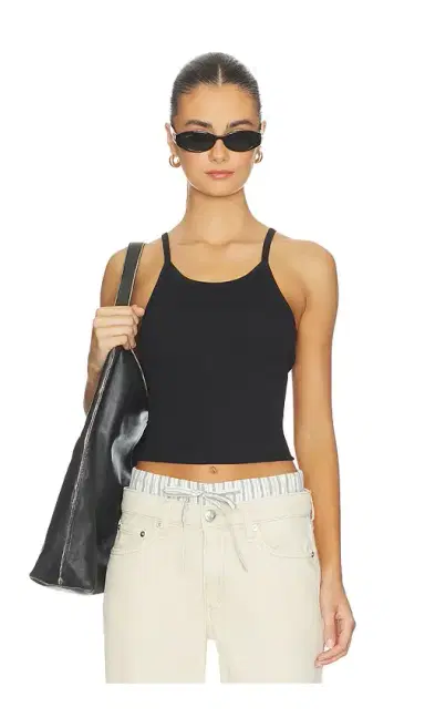 SLVRLAKE Fitted Rib Tank Top | Thumbnail 1 SLVRLAKE Fitted Rib Tank Top | Thumbnail 1