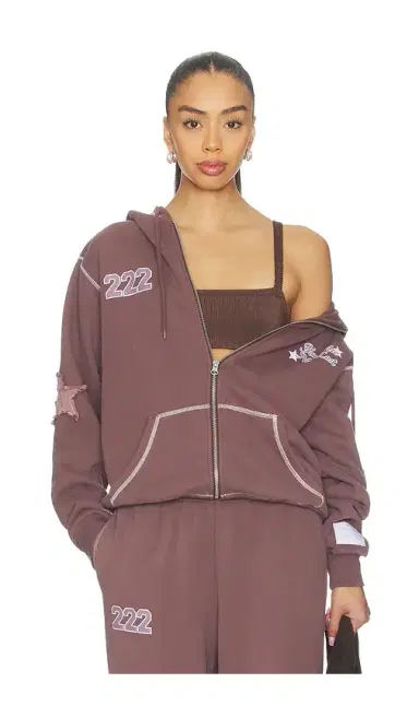 The Mayfair Group Orebella by Bella Hadid x Mayfair On Your Way Back To Yourself Zip-up Hoodie | Thumbnail 2