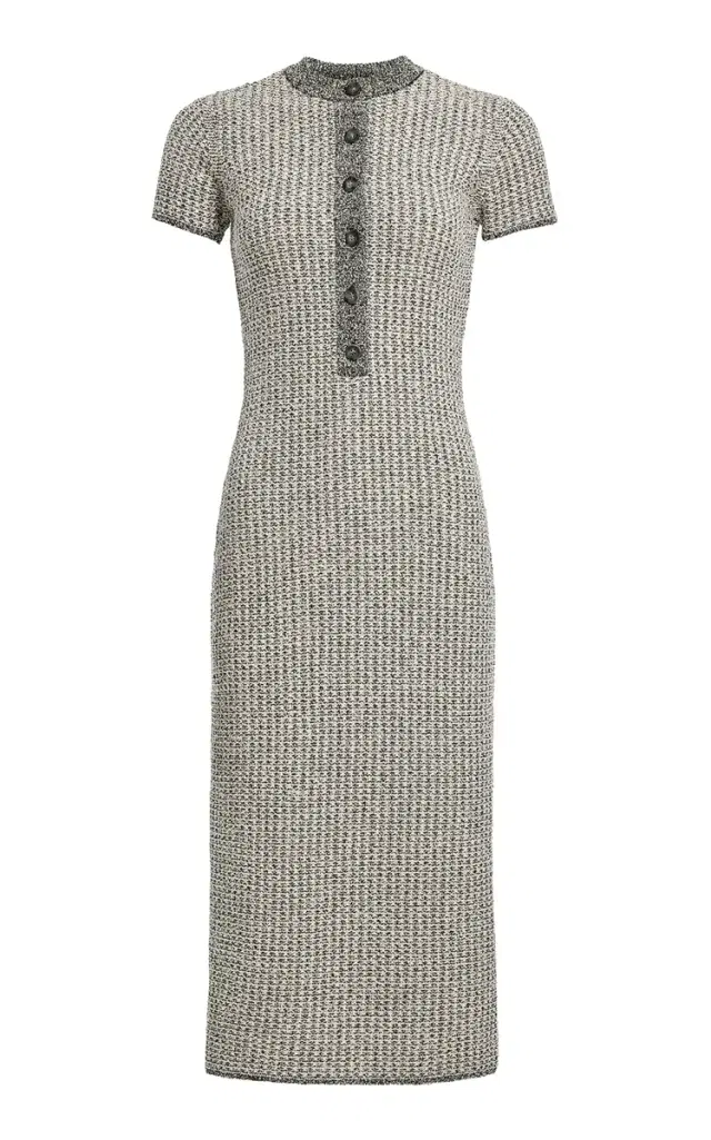 Altuzarra Artie Cotton-Blend Midi Dress