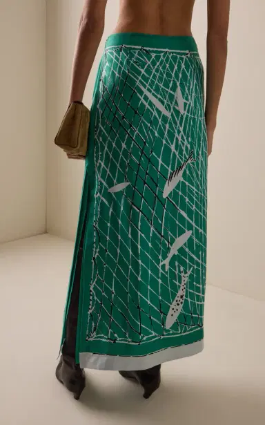 Altuzarra Linnie Silk Maxi Skirt | Thumbnail 4