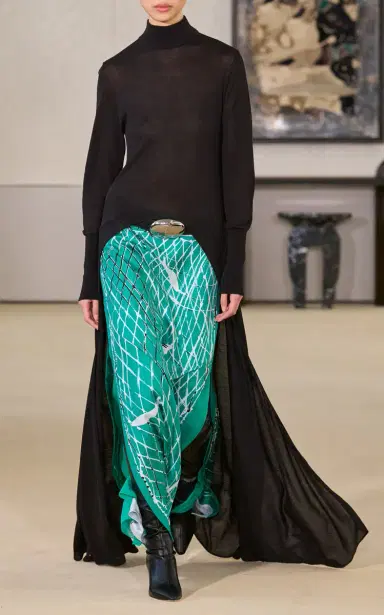 Altuzarra Linnie Silk Maxi Skirt | Thumbnail 5