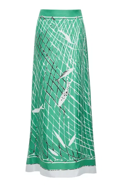 Altuzarra Linnie Silk Maxi Skirt | Thumbnail 1