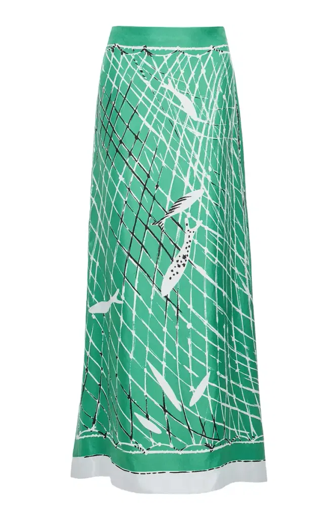 Altuzarra Linnie Silk Maxi Skirt