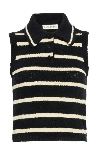 Altuzarra Elmer Striped Cotton-Blend Top | Thumbnail 6 Altuzarra Elmer Striped Cotton-Blend Top | Thumbnail 6