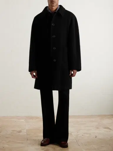 Amomento Belted Wool-Blend Coat - Men | Thumbnail 3