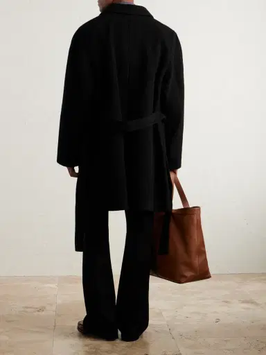 Amomento Belted Wool-Blend Coat - Men | Thumbnail 4