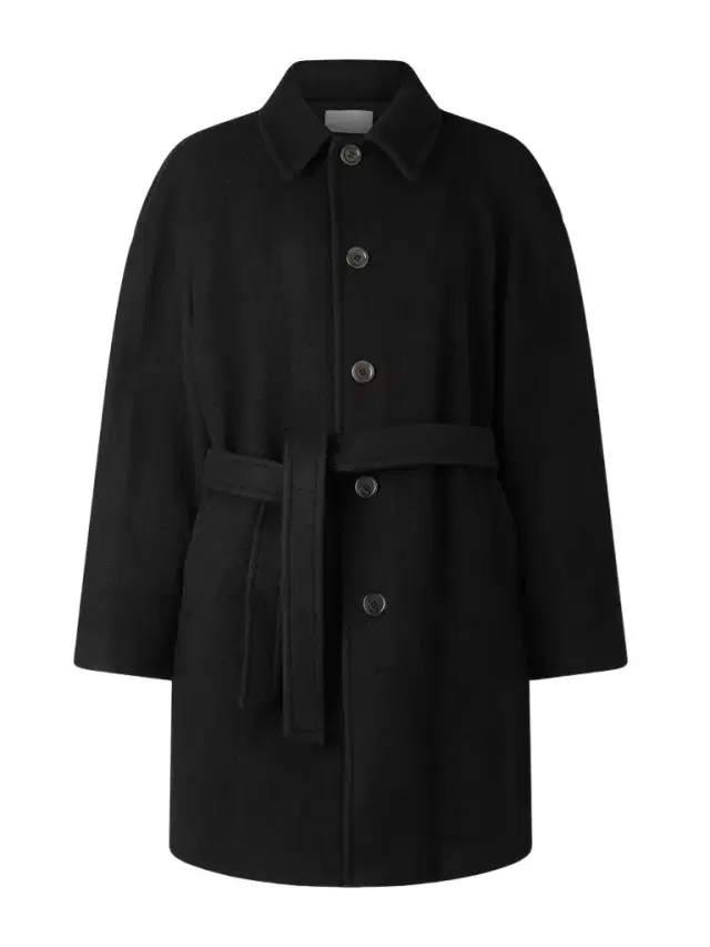 Belted Wool-Blend Coat - Men