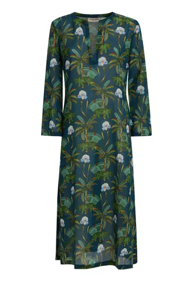 Emporio Sirenuse Giada Caftan in Palm Tiger Print | Thumbnail 6 Emporio Sirenuse Giada Caftan in Palm Tiger Print | Thumbnail 6