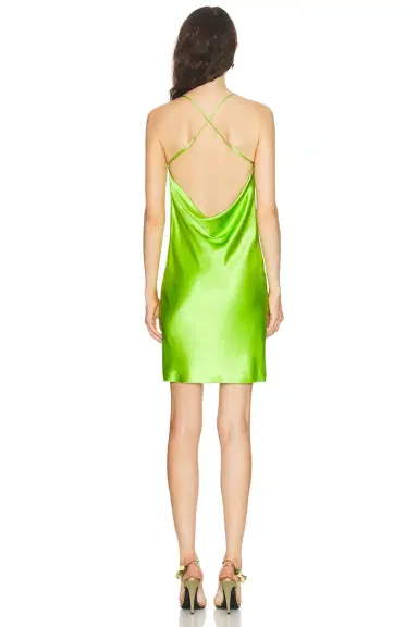 Saint Laurent Satin Dress | Thumbnail 3 Saint Laurent Satin Dress | Thumbnail 3