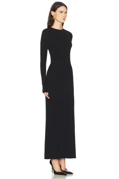 Saint Laurent Long Sleeve Maxi Dress | Thumbnail 2