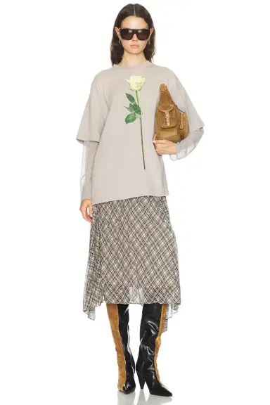 Acne Studios Edra Double Graphic Top | Thumbnail 4 Acne Studios Edra Double Graphic Top | Thumbnail 4