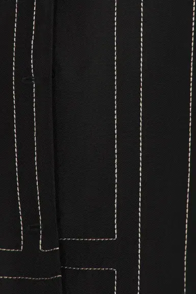 TOTEME Monogram Silk PJ Top | Thumbnail 7 TOTEME Monogram Silk PJ Top | Thumbnail 7