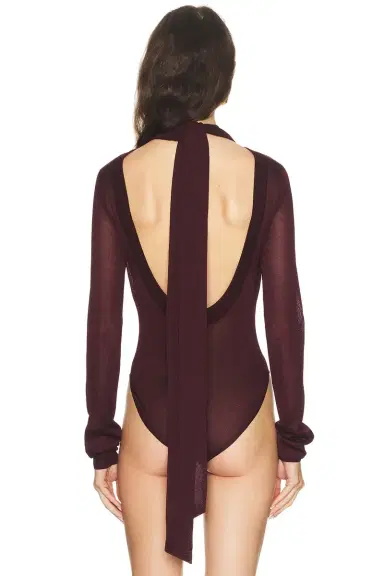 SAME Open Back Knit Bodysuit | Thumbnail 4 SAME Open Back Knit Bodysuit | Thumbnail 4