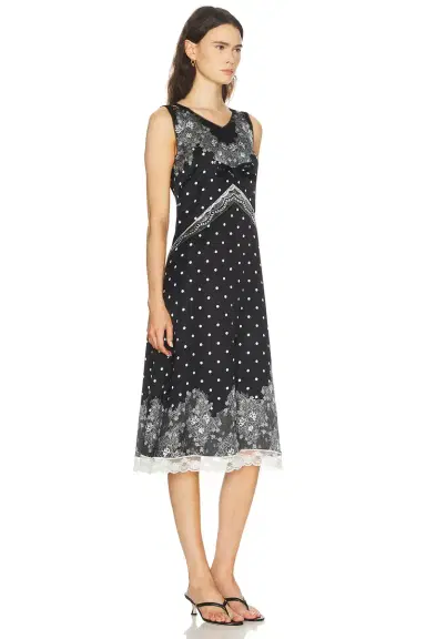 Marc Jacobs Trompe L'oeil Slip Midi Dress | Thumbnail 2 Marc Jacobs Trompe L'oeil Slip Midi Dress | Thumbnail 2