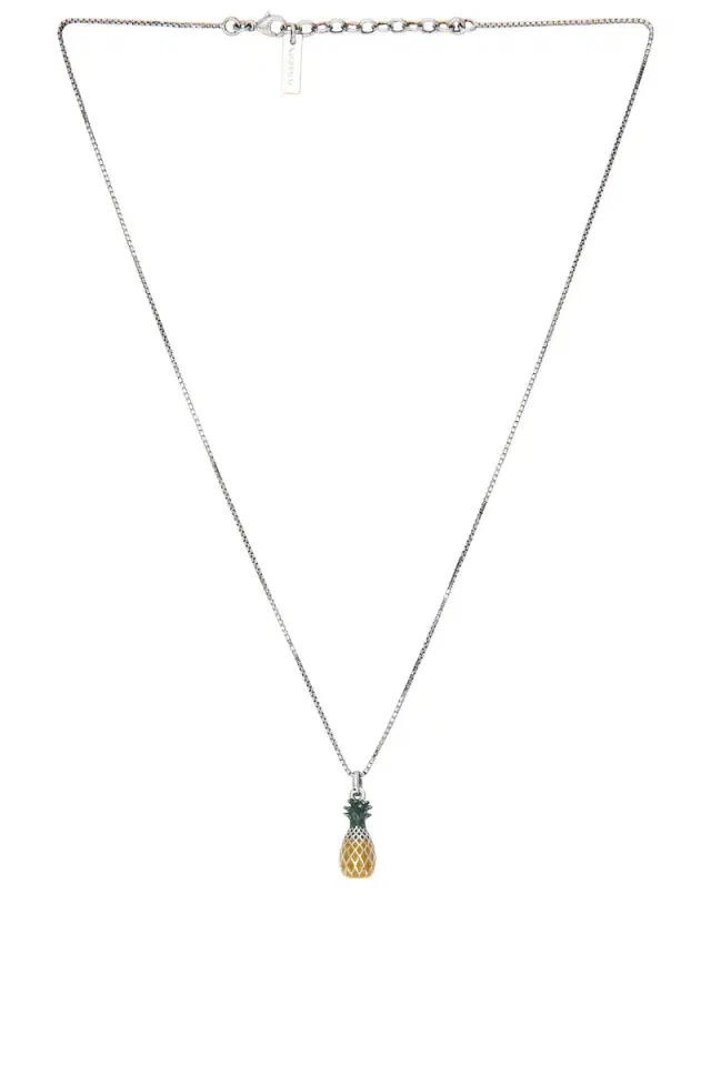 Saint Laurent Pineapple Pendant Necklace