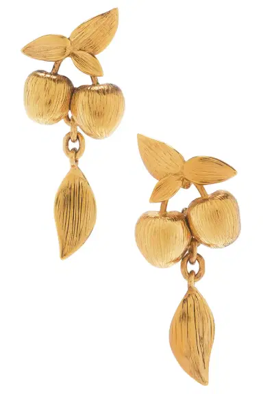 Saint Laurent Bo Cerise PM Earrings | Thumbnail 1