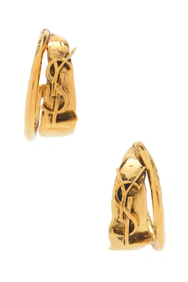 Saint Laurent Creole Roche Earrings | Thumbnail 4 Saint Laurent Creole Roche Earrings | Thumbnail 4