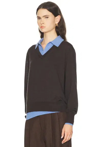 Acne Studios Kascha V-Neck Sweater | Thumbnail 3 Acne Studios Kascha V-Neck Sweater | Thumbnail 3