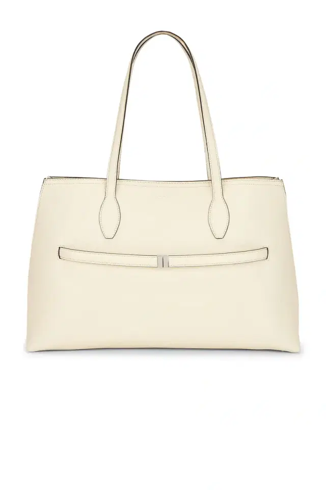 Toteme Grained Leather Lounge Tote Bag