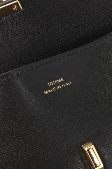 Toteme Mini T-Lock Leather Clutch | Thumbnail 6
