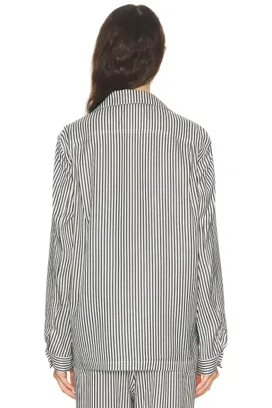 Tom Ford Striped Silk Pyjama Shirt | Thumbnail 4 Tom Ford Striped Silk Pyjama Shirt | Thumbnail 4
