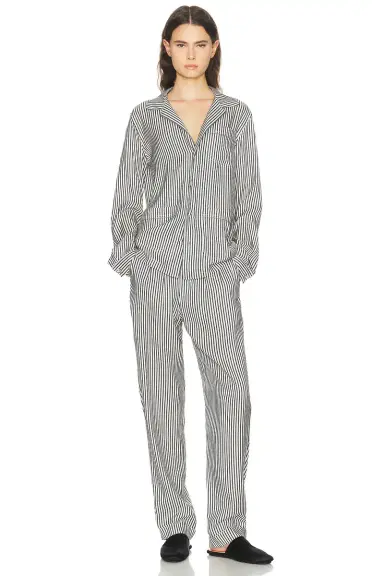 Tom Ford Striped Silk Pyjama Shirt | Thumbnail 5 Tom Ford Striped Silk Pyjama Shirt | Thumbnail 5