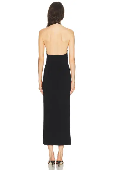 TOTEME Compact Knit Halter Dress | Thumbnail 3 TOTEME Compact Knit Halter Dress | Thumbnail 3