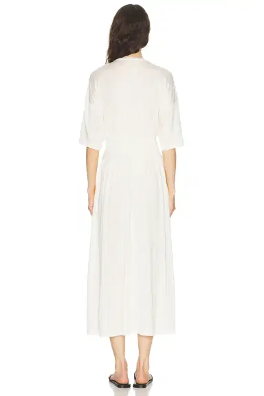 TOTEME Cotton Silk Tee Dress | Thumbnail 3 TOTEME Cotton Silk Tee Dress | Thumbnail 3