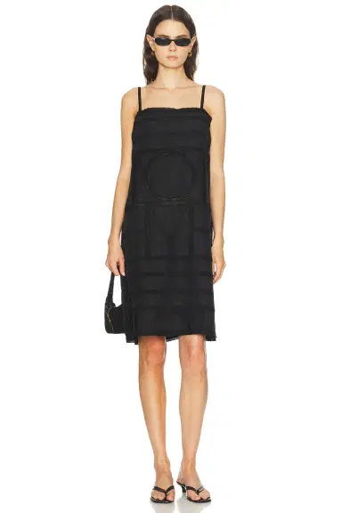 TOTEME Monogram Silk Dress | Thumbnail 1 TOTEME Monogram Silk Dress | Thumbnail 1