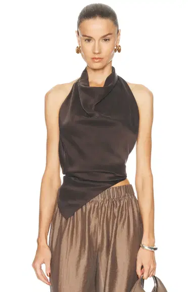EAVES Frida Silk Top | Thumbnail 3 EAVES Frida Silk Top | Thumbnail 3