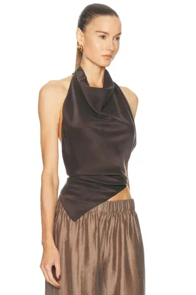 EAVES Frida Silk Top | Thumbnail 4 EAVES Frida Silk Top | Thumbnail 4