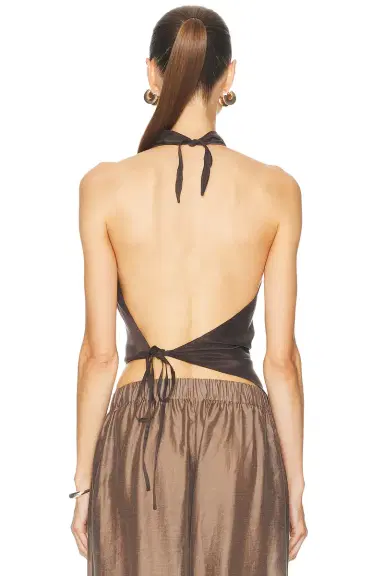 EAVES Frida Silk Top | Thumbnail 6 EAVES Frida Silk Top | Thumbnail 6
