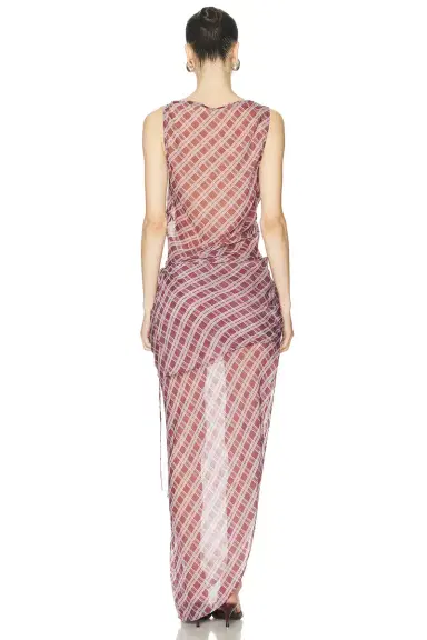 EAVES Phoebe Asymmetric Dress | Thumbnail 4 EAVES Phoebe Asymmetric Dress | Thumbnail 4