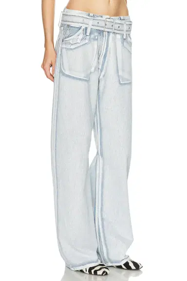 Acne Studios Page Blue Shadow Wide Leg | Thumbnail 2