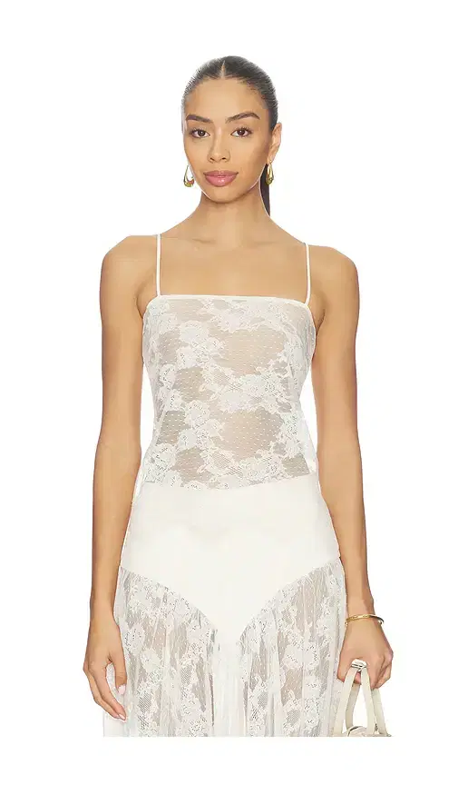 Hildie Sheer Lace Cami
