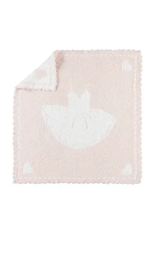 Barefoot Dreams Kids Cozychic Scalloped Baby Receiving Blanket