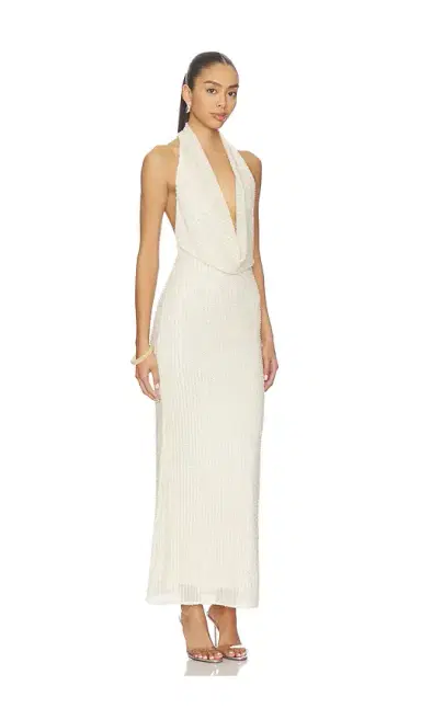 Bardot Nola Sequin Cowl Maxi Dress | Thumbnail 2