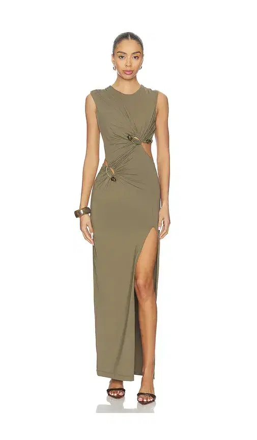 Bardot Felix High Neck Maxi Dress