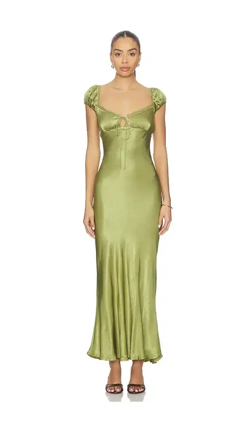 Stasia Satin Maxi Slip Dress